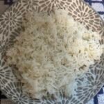 Homemade jeera rice with basmati rice and cumin seeds