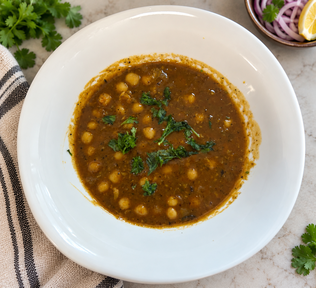 Easy Homemade Chole (Indian Chickpea Curry)